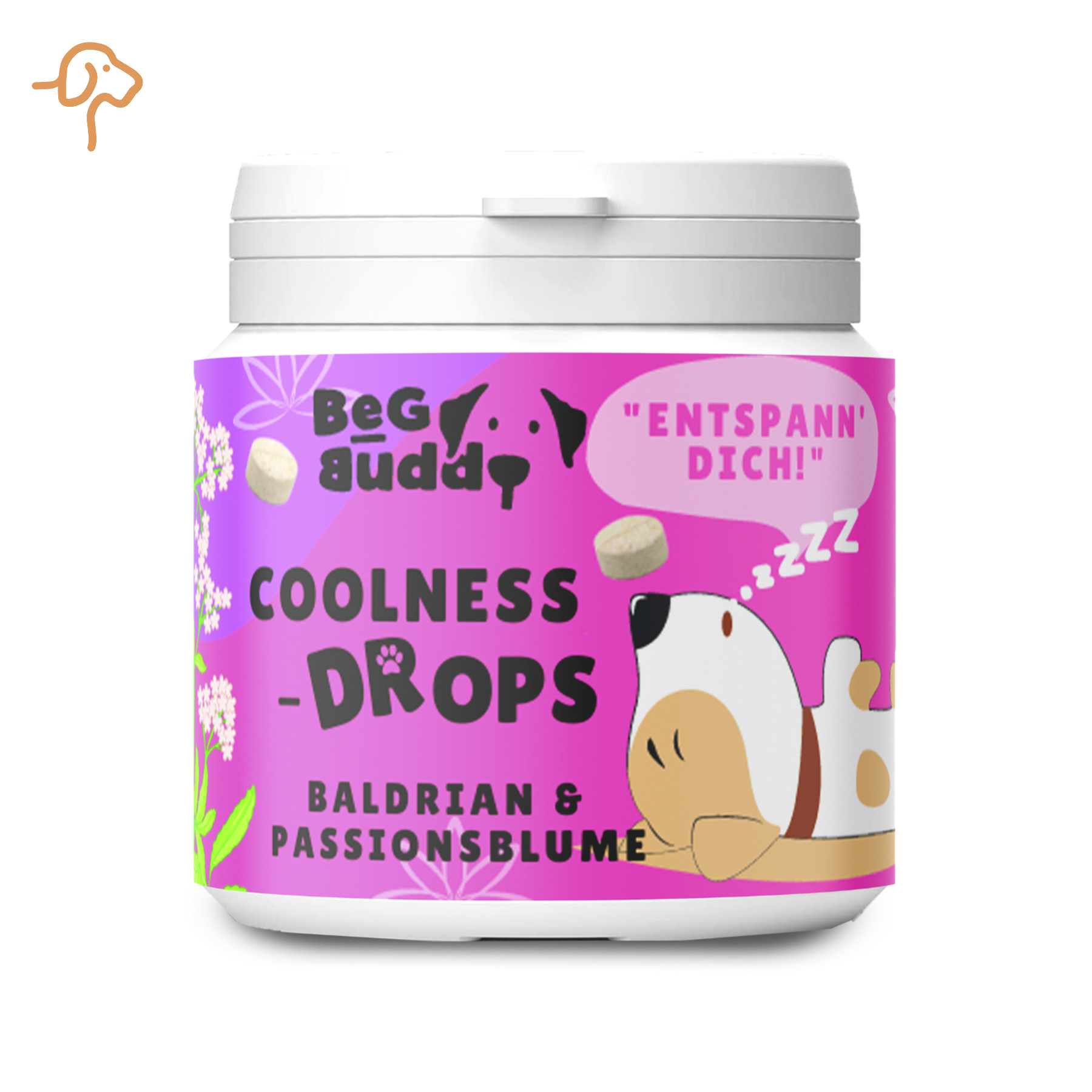 coolness-drops Balduins BeG Buddy Coolness-Drops – für alle Hunde, ideal bei Lärm, Gewitter, Autofahrten... – Bild 1